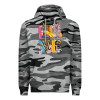 Slate Camo love easter Premium Hoodie - AdoDesignShop