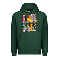 Sports Green love easter Premium Hoodie - AdoDesignShop