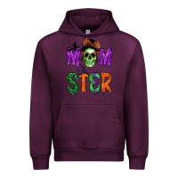 Mauve Wine momster Urban Hoodie - BundleAndBundleShop