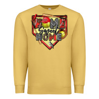 Antique Gold home sweet home softball Premium Sweatshirt - Zillion Design Studio