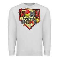 Dove Grey home sweet home softball Premium Sweatshirt - Zillion Design Studio