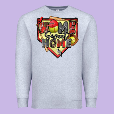 Premium Sweatshirt home sweet home softball