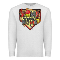 Oatmeal Heather home sweet home softball Premium Sweatshirt - Zillion Design Studio