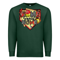 Sports Green home sweet home softball Premium Sweatshirt - Zillion Design Studio