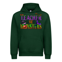 Forest Green teacher of monsters Urban Hoodie - BundleAndBundleShop