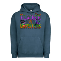 Pigment Midnight Navy teacher of monsters Urban Hoodie - BundleAndBundleShop