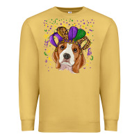 Antique Gold Mardi gras beagle Premium Sweatshirt - RanaPortraitStore