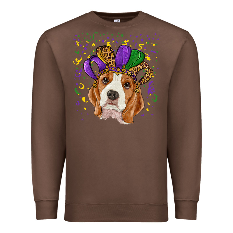 Mardi Gras Beagle Premium Sweatshirt by RanaPortraitStore | Teevron
