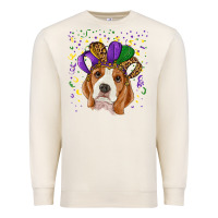Sandshell Mardi gras beagle Premium Sweatshirt - RanaPortraitStore