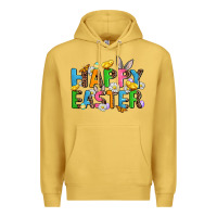 Antique Gold happy easter Premium Hoodie - AdoDesignShop