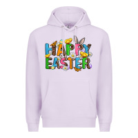 Lilac happy easter Premium Hoodie - AdoDesignShop