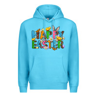 Ocean Blue happy easter Premium Hoodie - AdoDesignShop