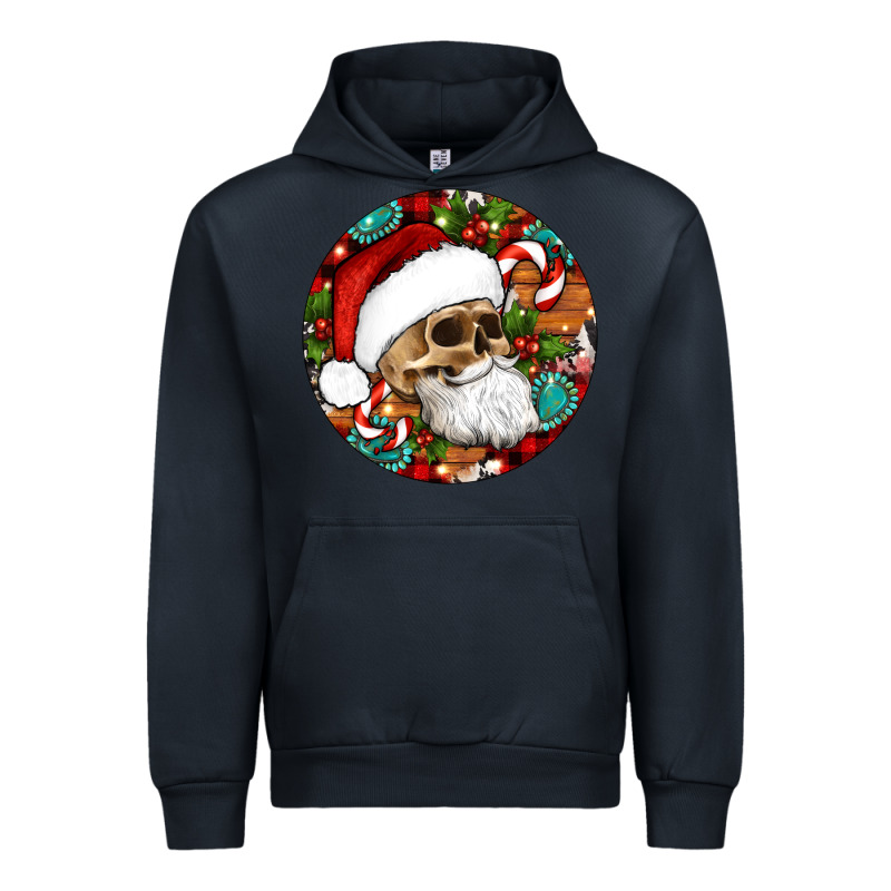 Christmas Hippie Skeleton Santa Ornament Urban Hoodie by Artiststas | Teevron