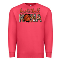 Cardinal basketball nana with leopard Premium Sweatshirt - texasbilliewilder