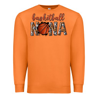 Carrot basketball nana with leopard Premium Sweatshirt - texasbilliewilder