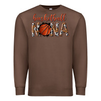 Chestnut basketball nana with leopard Premium Sweatshirt - texasbilliewilder
