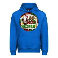 Cobalt Christmas ho ho heifer Urban Hoodie - Artiststas