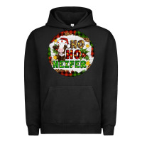 Pigment Black Christmas ho ho heifer Urban Hoodie - Artiststas
