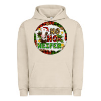 Pigment French Oak Christmas ho ho heifer Urban Hoodie - Artiststas