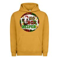 Pigment Peanut Butter Christmas ho ho heifer Urban Hoodie - Artiststas