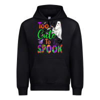 Black too cute to spook Urban Hoodie - BundleAndBundleShop