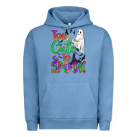 Pigment Pebble Blue too cute to spook Urban Hoodie - BundleAndBundleShop
