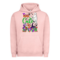 Pigment Salmon too cute to spook Urban Hoodie - BundleAndBundleShop