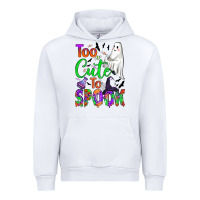 White too cute to spook Urban Hoodie - BundleAndBundleShop