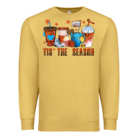 Antique Gold basketball tisthe season coffee cups Premium Sweatshirt - texasbilliewilder