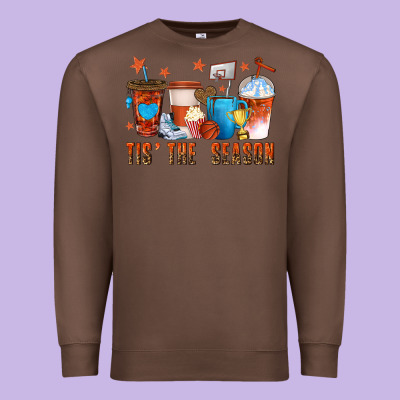 Premium Sweatshirt basketball tisthe season coffee cups