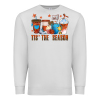 Dove Grey basketball tisthe season coffee cups Premium Sweatshirt - texasbilliewilder