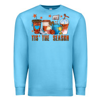 Ocean Blue basketball tisthe season coffee cups Premium Sweatshirt - texasbilliewilder
