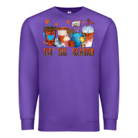 Purple basketball tisthe season coffee cups Premium Sweatshirt - texasbilliewilder