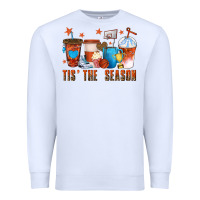 White basketball tisthe season coffee cups Premium Sweatshirt - texasbilliewilder