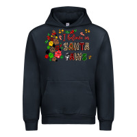 Navy i believe in santa paws Urban Hoodie - AdoDesignShop