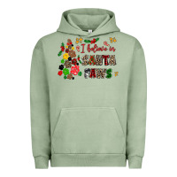 Pigment Oil Green i believe in santa paws Urban Hoodie - AdoDesignShop