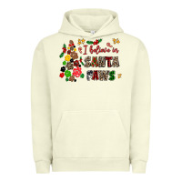 Pigment Pistachio i believe in santa paws Urban Hoodie - AdoDesignShop