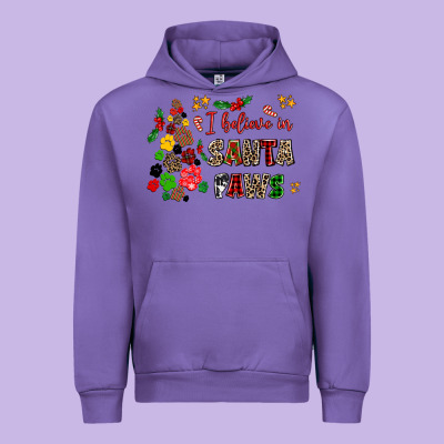 I Believe In Santa Paws Urban Hoodie Designed By Adodesignshop