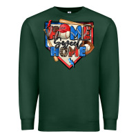 Sports Green home sweet home baseball Premium Sweatshirt - Zillion Design Studio