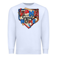 White home sweet home baseball Premium Sweatshirt - Zillion Design Studio