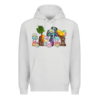 Dove Grey easter Premium Hoodie - AdoDesignShop