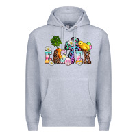 Heather Grey easter Premium Hoodie - AdoDesignShop