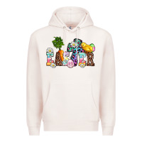 Pale Pink easter Premium Hoodie - AdoDesignShop