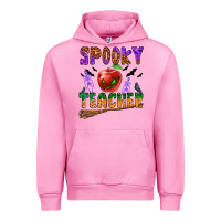 Fuchsia Pink spooky teacher Urban Hoodie - BundleAndBundleShop