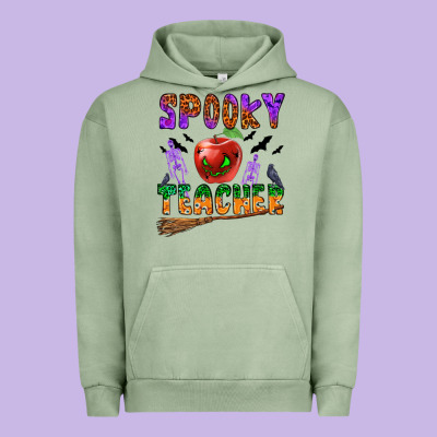 Spooky Teacher Urban Hoodie Designed By Bundleandbundleshop