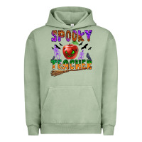 Pigment Oil Green spooky teacher Urban Hoodie - BundleAndBundleShop