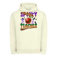 Pigment Pistachio spooky teacher Urban Hoodie - BundleAndBundleShop