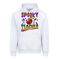 White spooky teacher Urban Hoodie - BundleAndBundleShop
