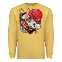 Antique Gold baseball home plate Premium Sweatshirt - Zillion Design Studio
