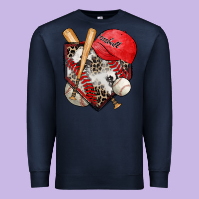 Premium Sweatshirt baseball home plate